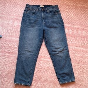 Madewell Mom Jean 30